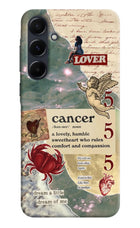 Cancer Zodiac Samsung A35 5G Hard Case Back Cover by Casekaro