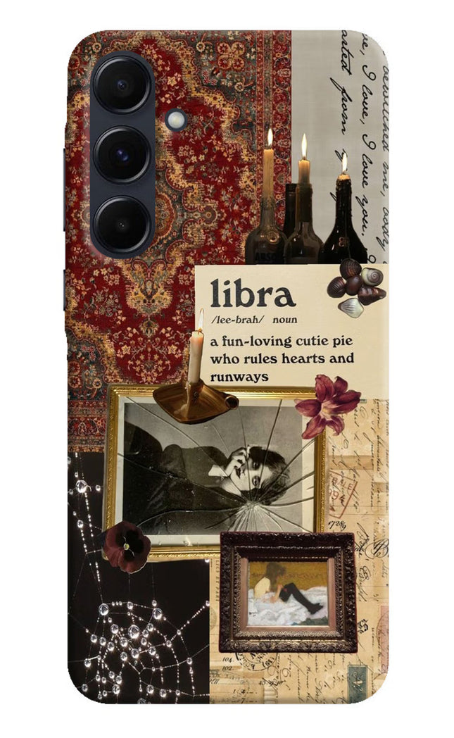 Libra Zodiac Samsung A35 5G Hard Case Back Cover by Casekaro