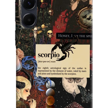 Scorpio Zodiac Samsung A35 5G Hard Case Back Cover by Casekaro