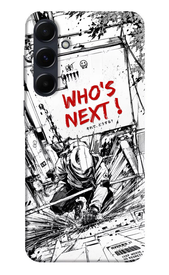 Who's Next Samsung A35 5G Hard Case Back Cover by Casekaro