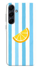 Summer Lemon Samsung A35 5G Hard Case Back Cover by Casekaro