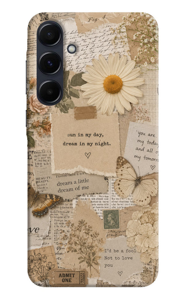 Vintage case Samsung A35 5G Hard Case Back Cover by Casekaro