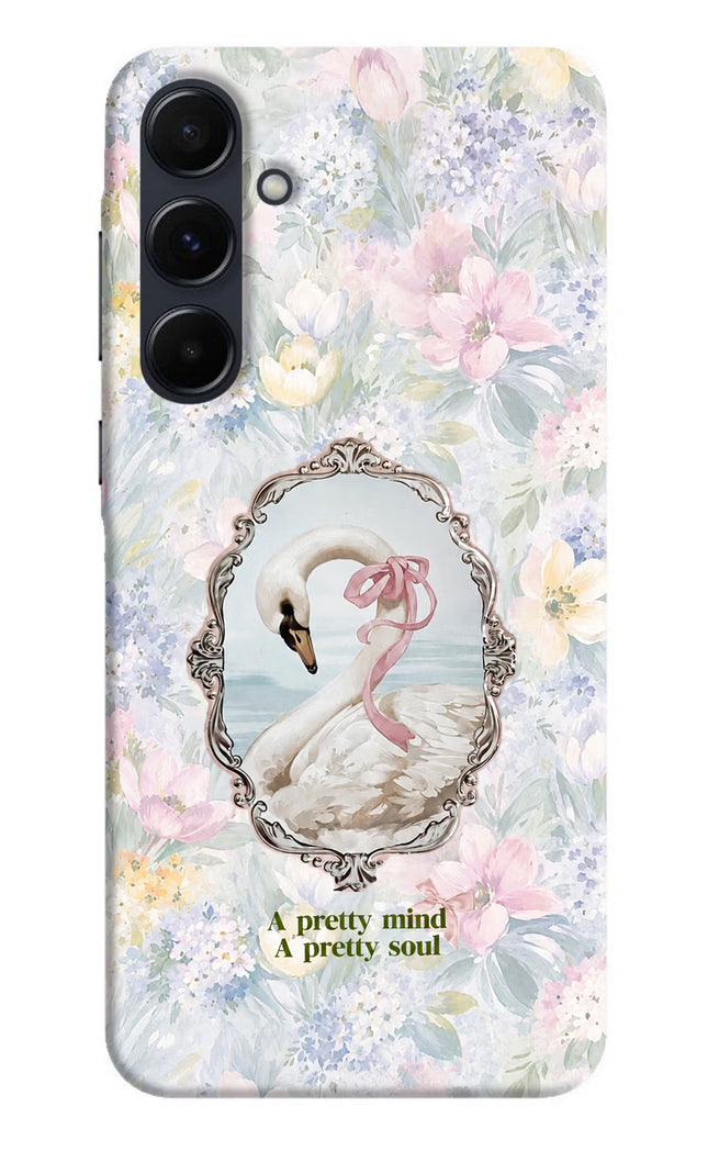 Pretty Mind Pretty Soul Samsung A35 5G Hard Case Back Cover by Casekaro