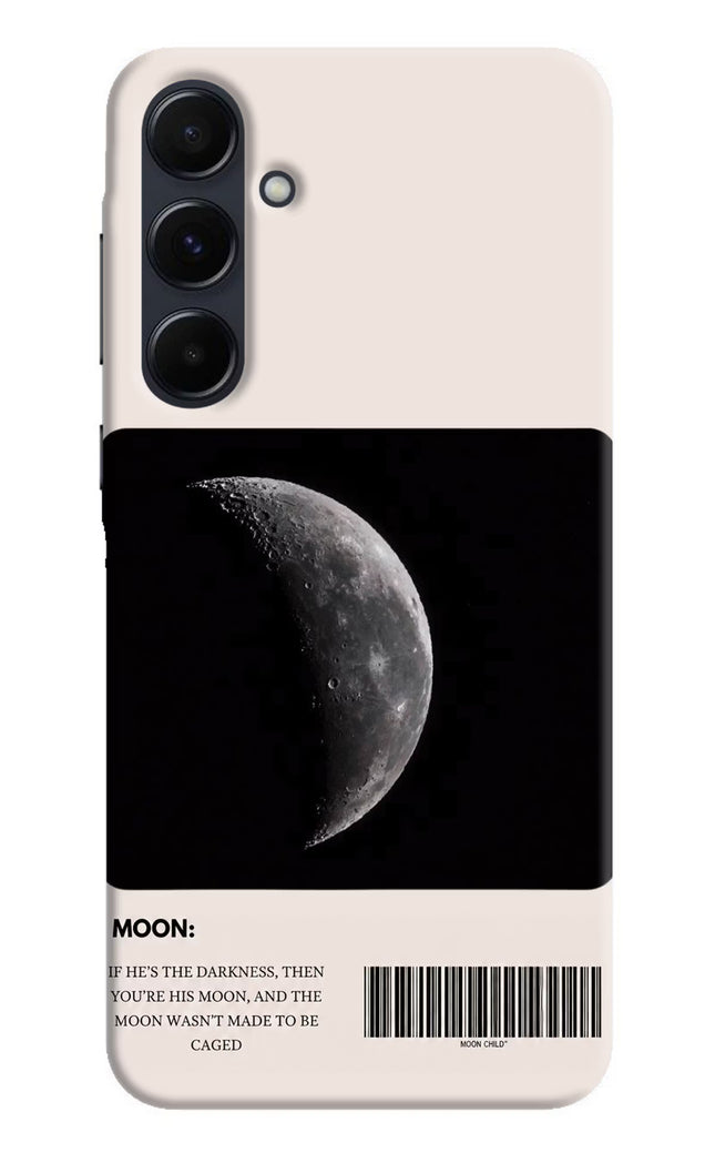 Moon Phase Samsung A35 5G Hard Case Back Cover by Casekaro