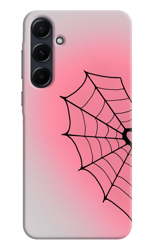 Pink Web Samsung A35 5G Hard Case Back Cover by Casekaro