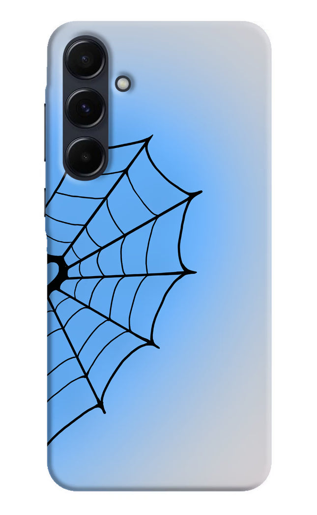 Blue Web Samsung A35 5G Hard Case Back Cover by Casekaro