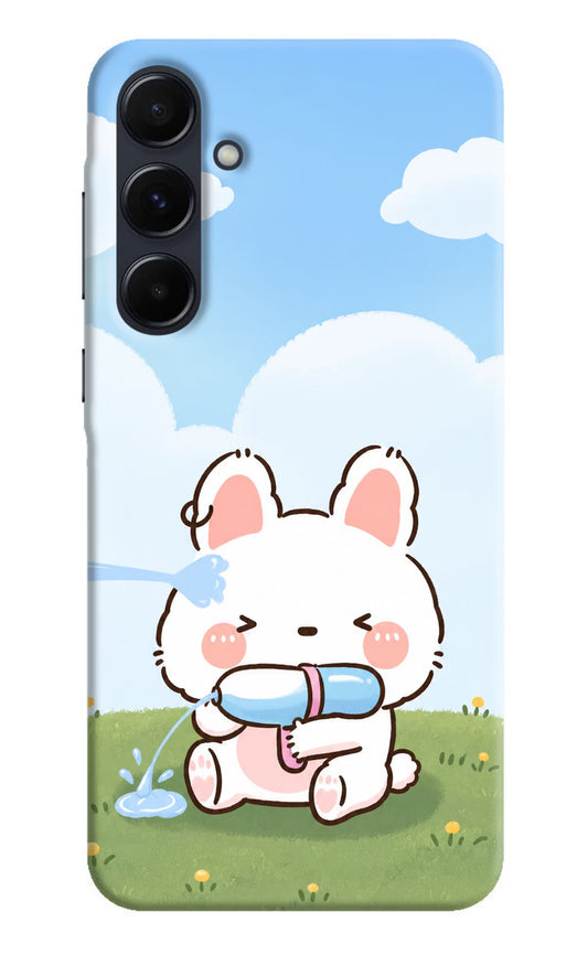 Bunny Treat Samsung A35 5G Hard Case Back Cover by Casekaro