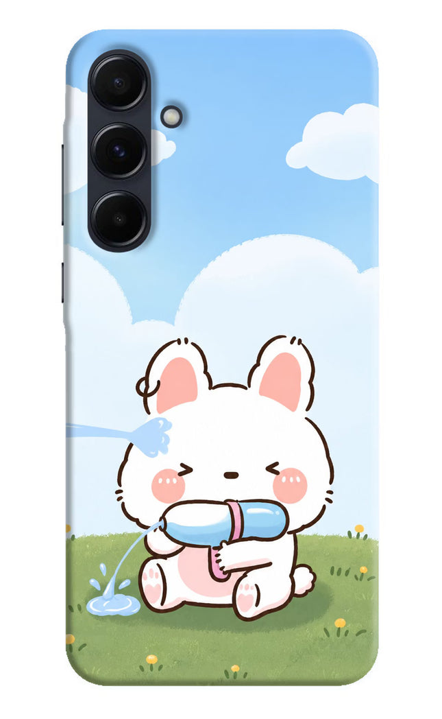 Bunny Treat Samsung A35 5G Hard Case Back Cover by Casekaro