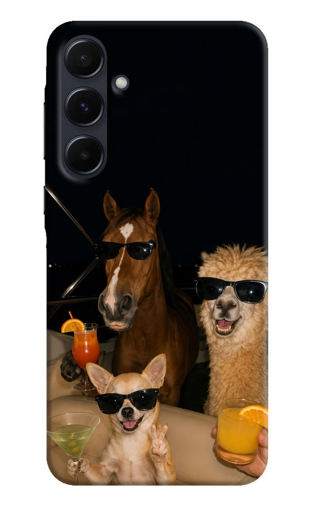 Party Squad Samsung A35 5G Hard Case Back Cover by Casekaro