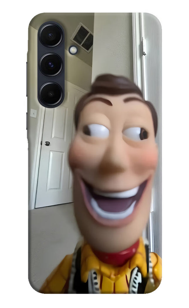 Side Eye Woody Samsung A35 5G Hard Case Back Cover by Casekaro