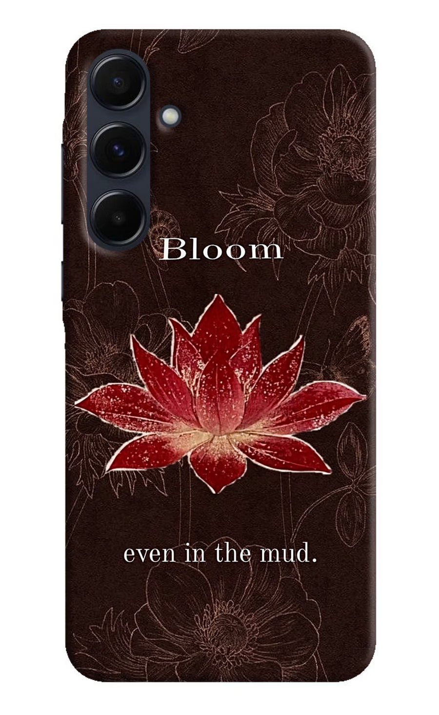 Bloom Samsung A35 5G Back Cover, Hard case