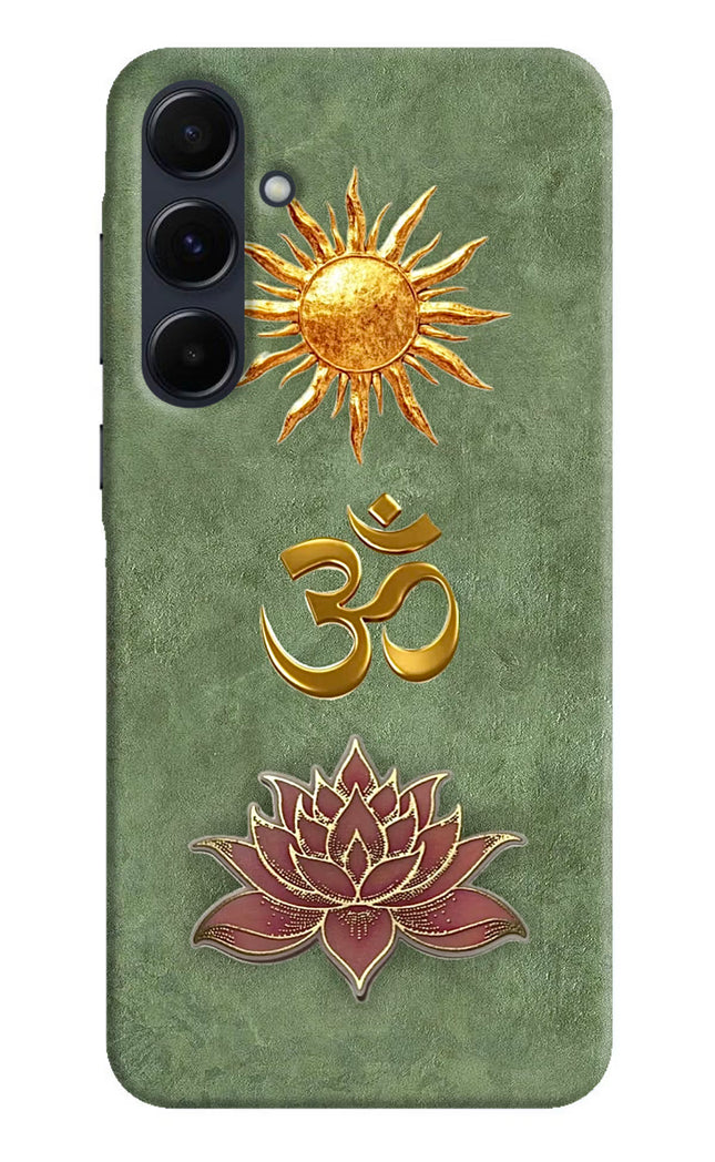 Om & Lotus Samsung A35 5G Back Cover