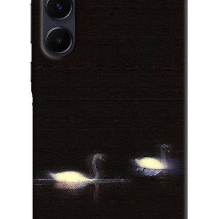 Silent Swans Samsung A35 5G Hard Case Back Cover by Casekaro