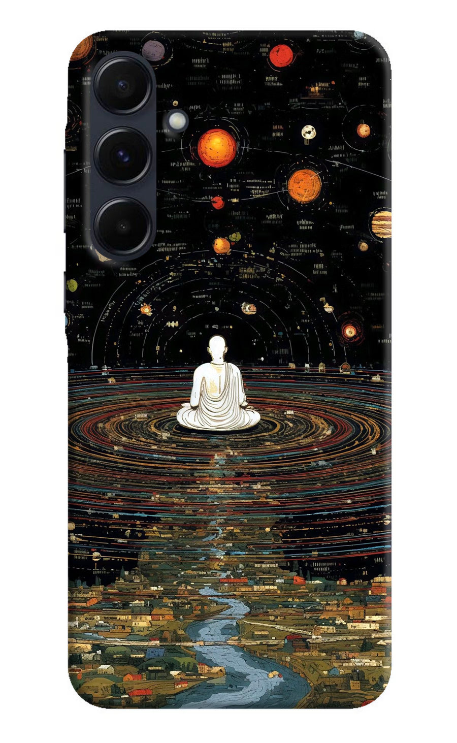 Space Monk Samsung A35 5G Back Cover, Hard case