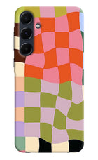 Wavy Grid Samsung A35 5G Back Cover