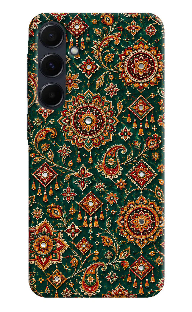 Green Pataka Samsung A35 5G Hard Case Back Cover by Casekaro