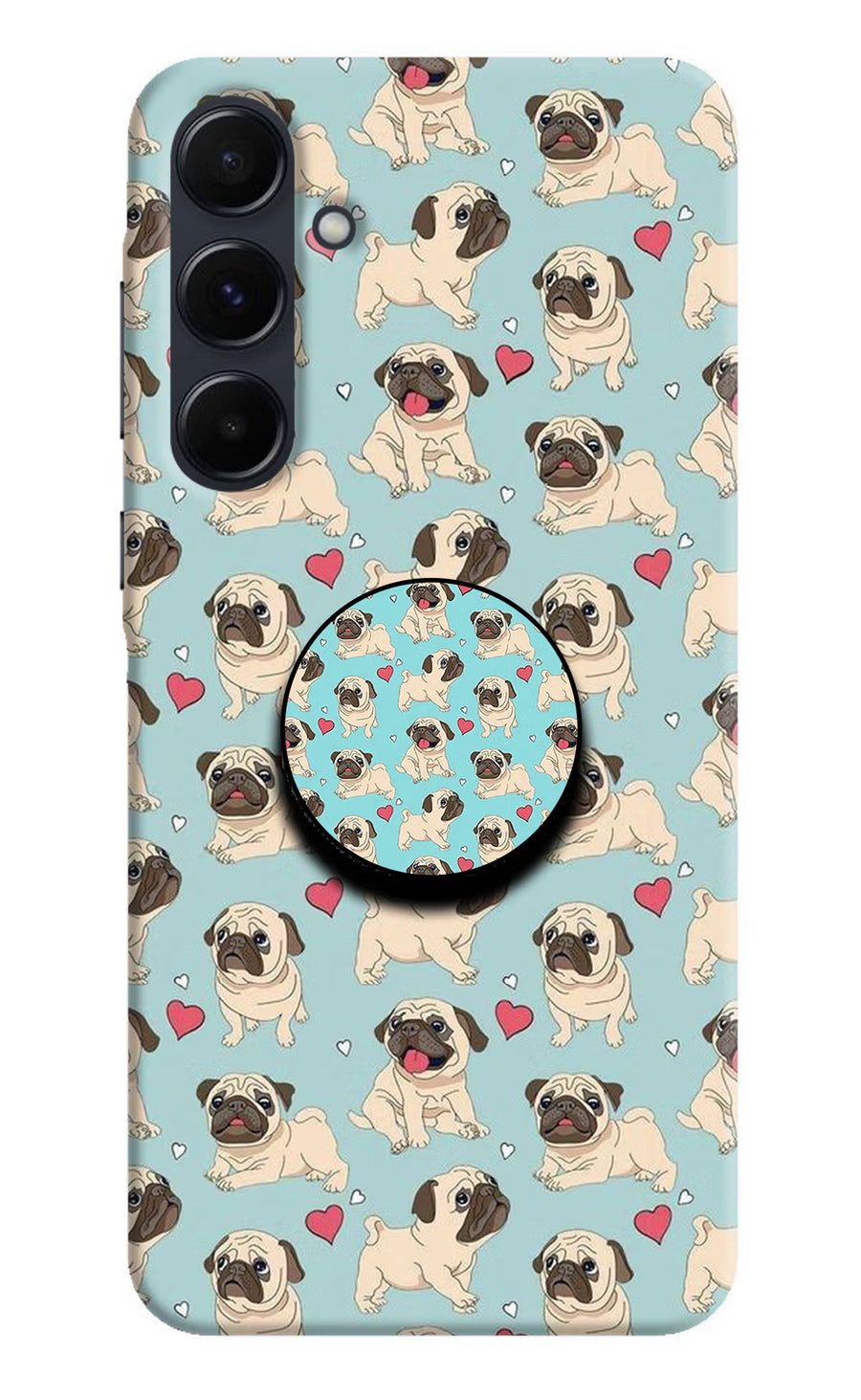 Pug Dog Samsung A35 5G Pop Case, Hard case