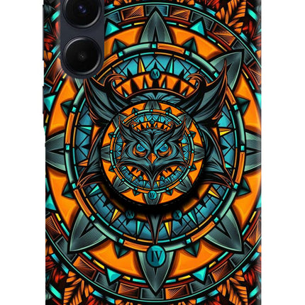 Angry Owl Samsung A35 5G Pop Case by Casekaro