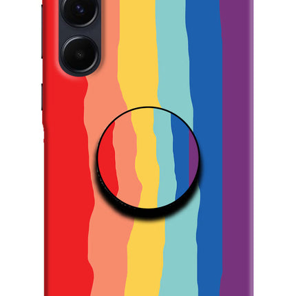 Rainbow Samsung A35 5G Pop Case by Casekaro
