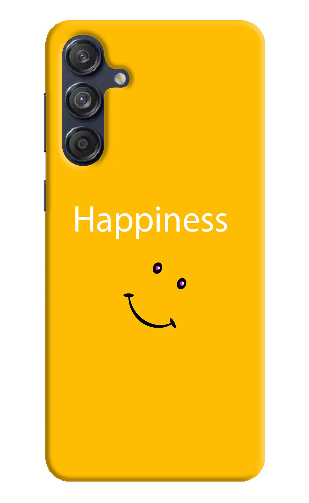 Happiness With Smiley Samsung M55 5G Hard Case Back Cover by Casekaro