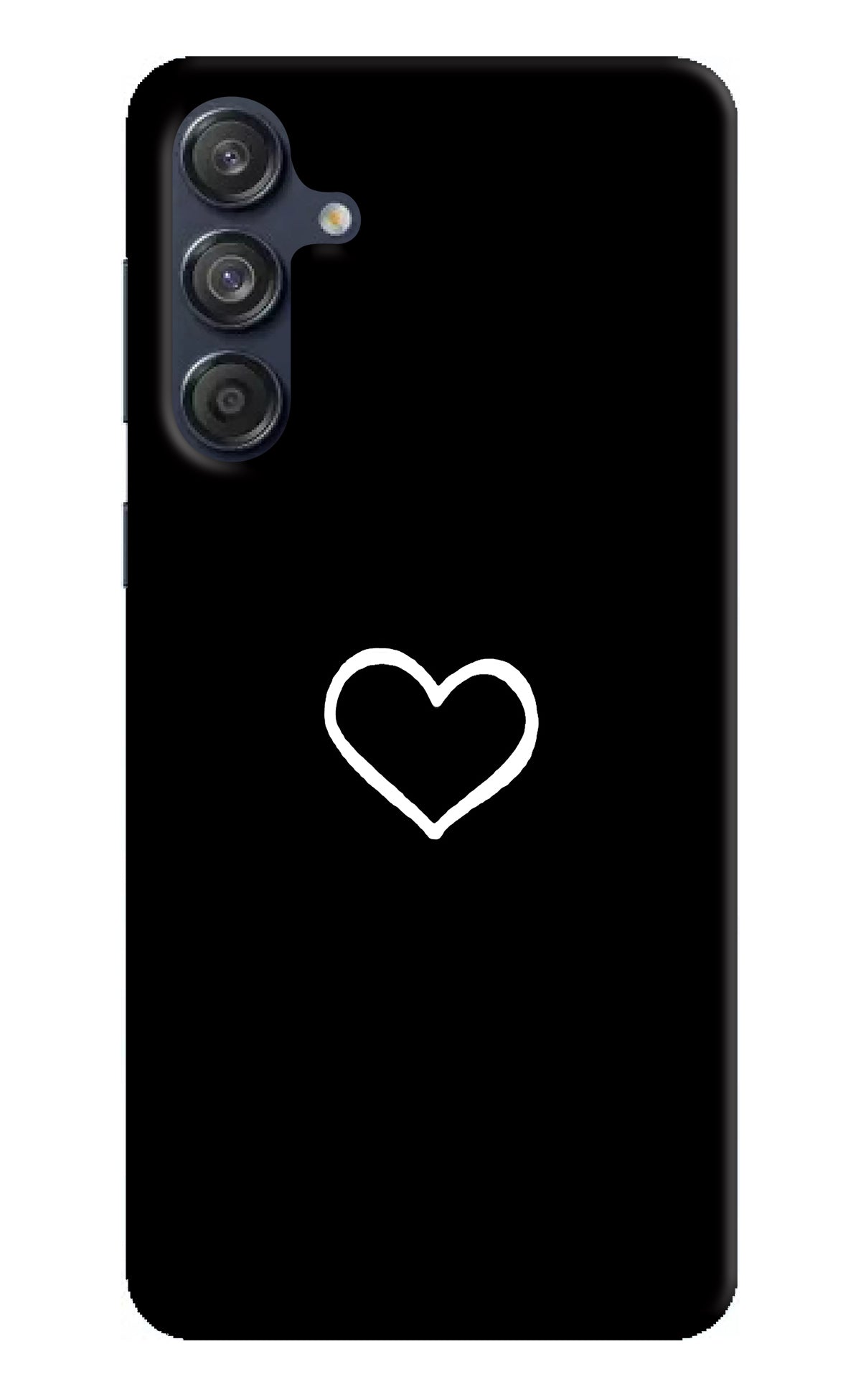 Heart Samsung M55 5G Back Cover