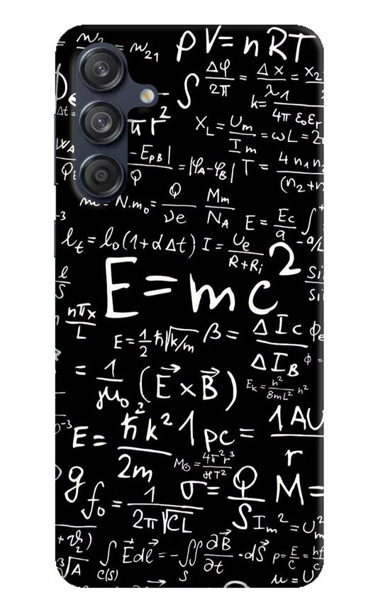 Physics Formula Samsung M55 5G Hard Case Back Cover by Casekaro