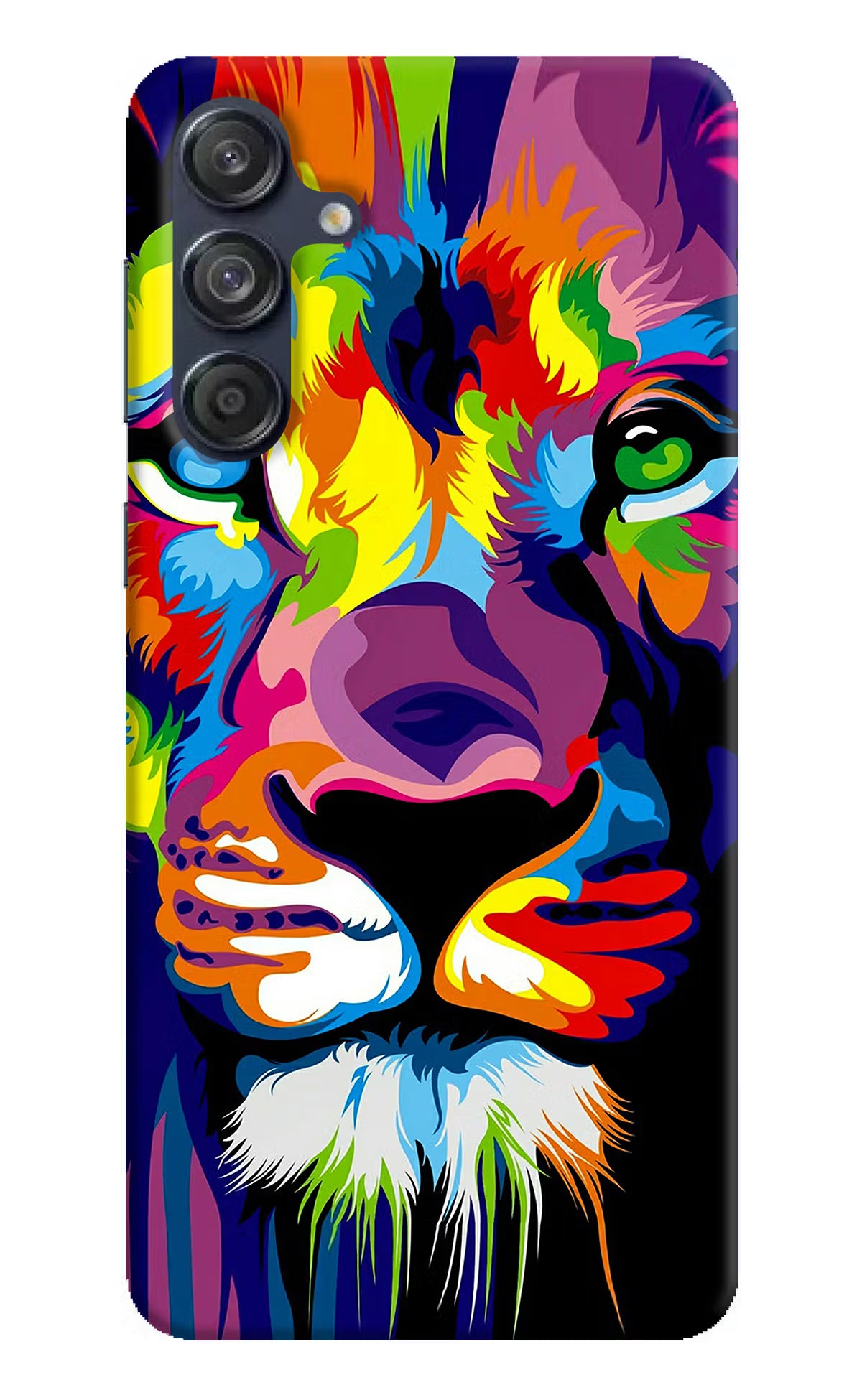 Lion Samsung M55 5G Hard Case Back Cover by Casekaro