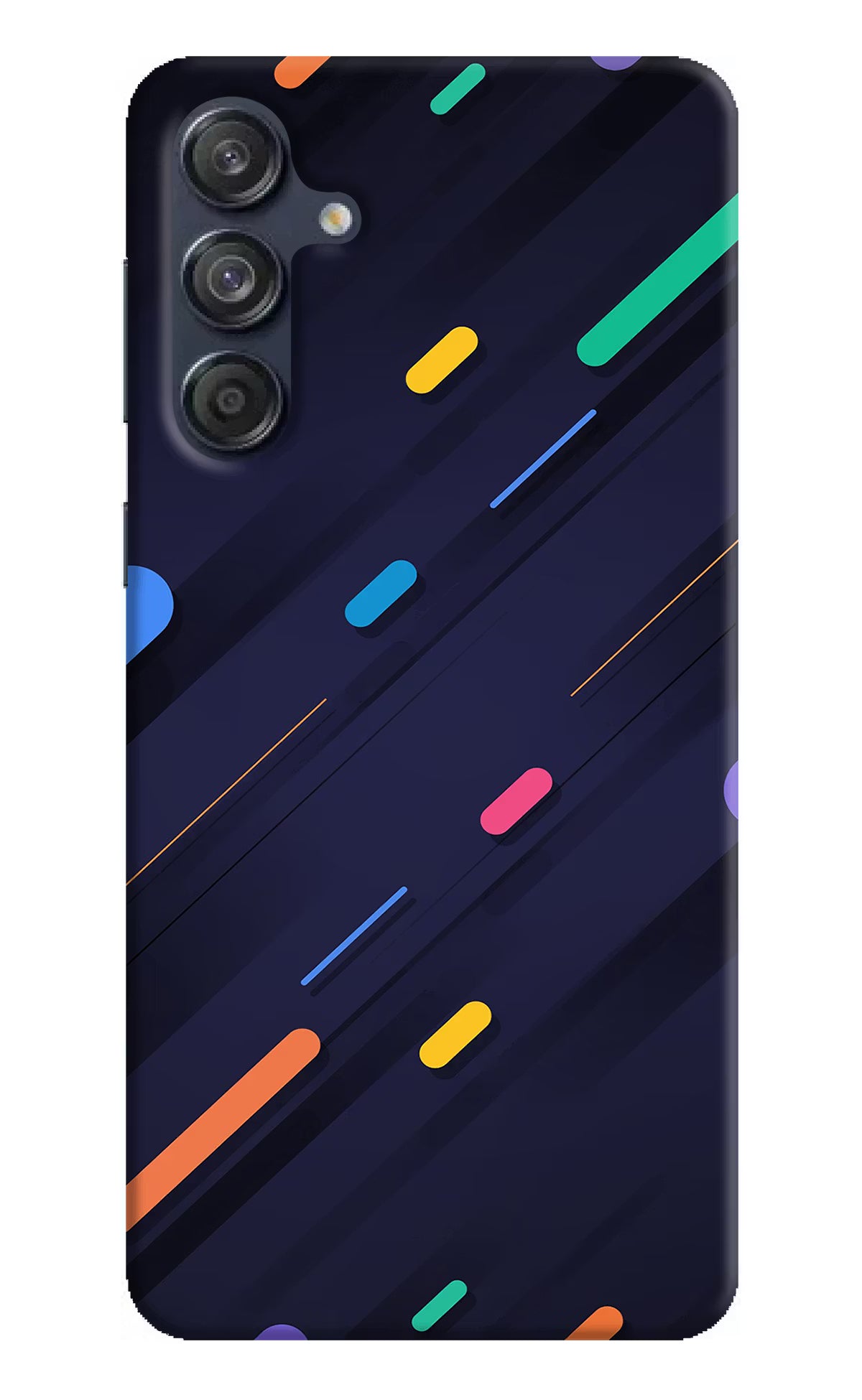Abstract Design Samsung M55 5G Hard Case Back Cover by Casekaro