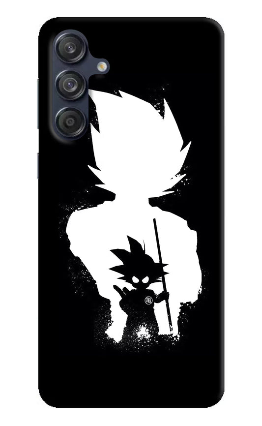 Goku Shadow Samsung M55 5G Hard Case Back Cover by Casekaro