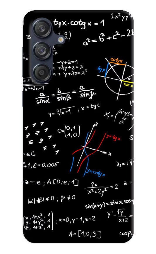Mathematics Formula Samsung M55 5G Hard Case Back Cover by Casekaro