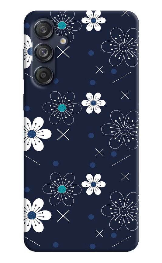 Flowers Samsung M55 5G Hard Case Back Cover by Casekaro