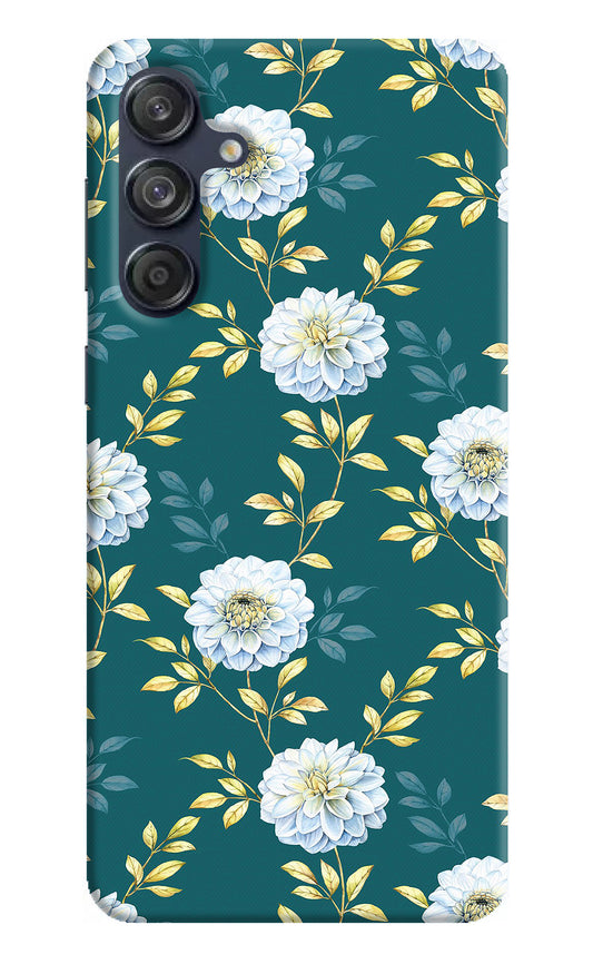 Flowers Samsung M55 5G Back Cover