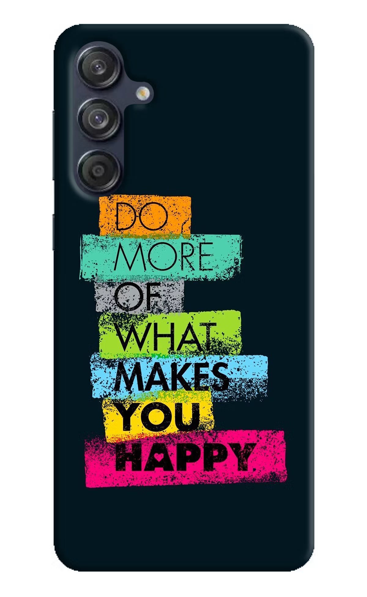 Do More Of What Makes You Happy Samsung M55 5G Hard Case Back Cover by Casekaro