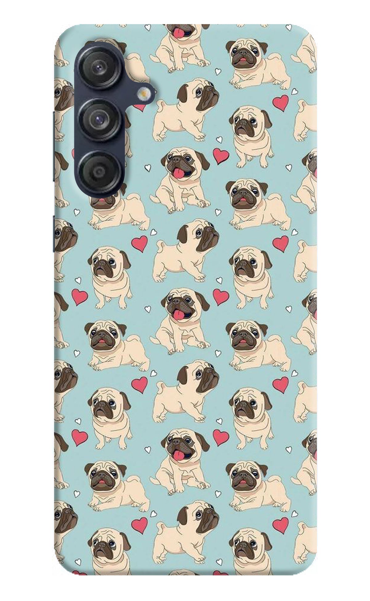 Pug Dog Samsung M55 5G Back Cover