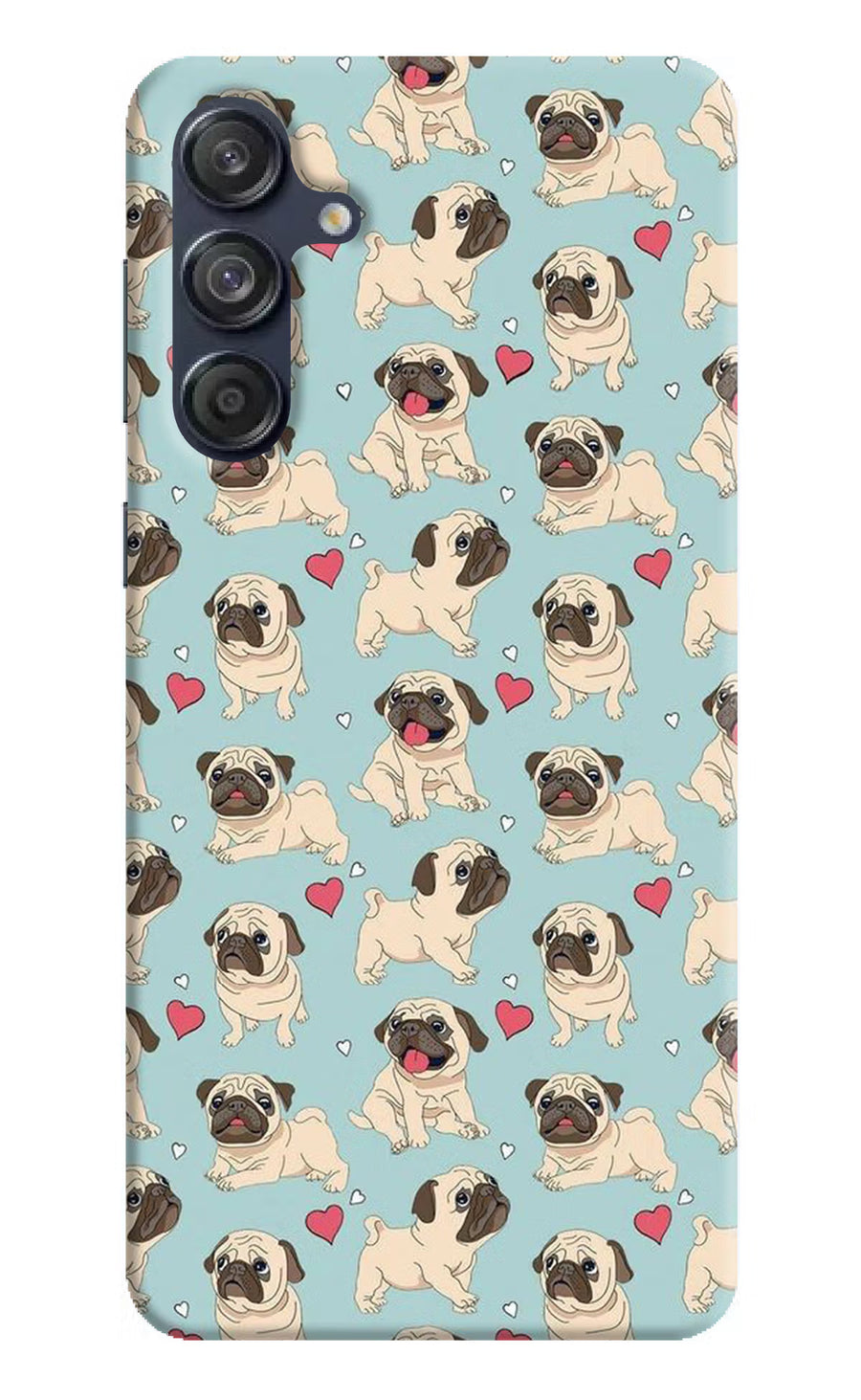 Pug Dog Samsung M55 5G Back Cover, Hard case