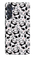 Cute Panda Samsung M55 5G Hard Case Back Cover by Casekaro