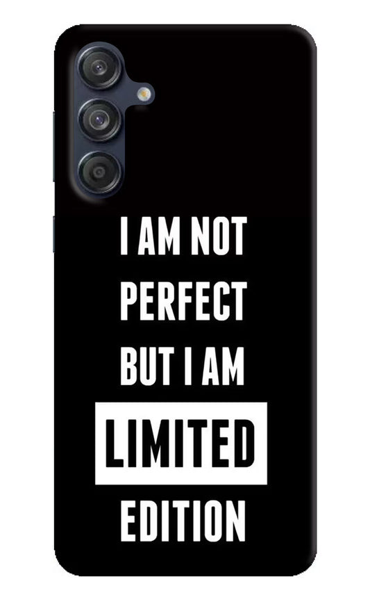 I Am Not Perfect But I Am Limited Edition Samsung M55 5G Hard Case Back Cover by Casekaro
