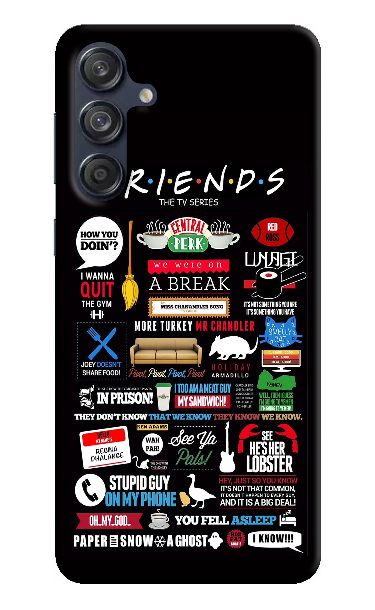 FRIENDS Samsung M55 5G Back Cover