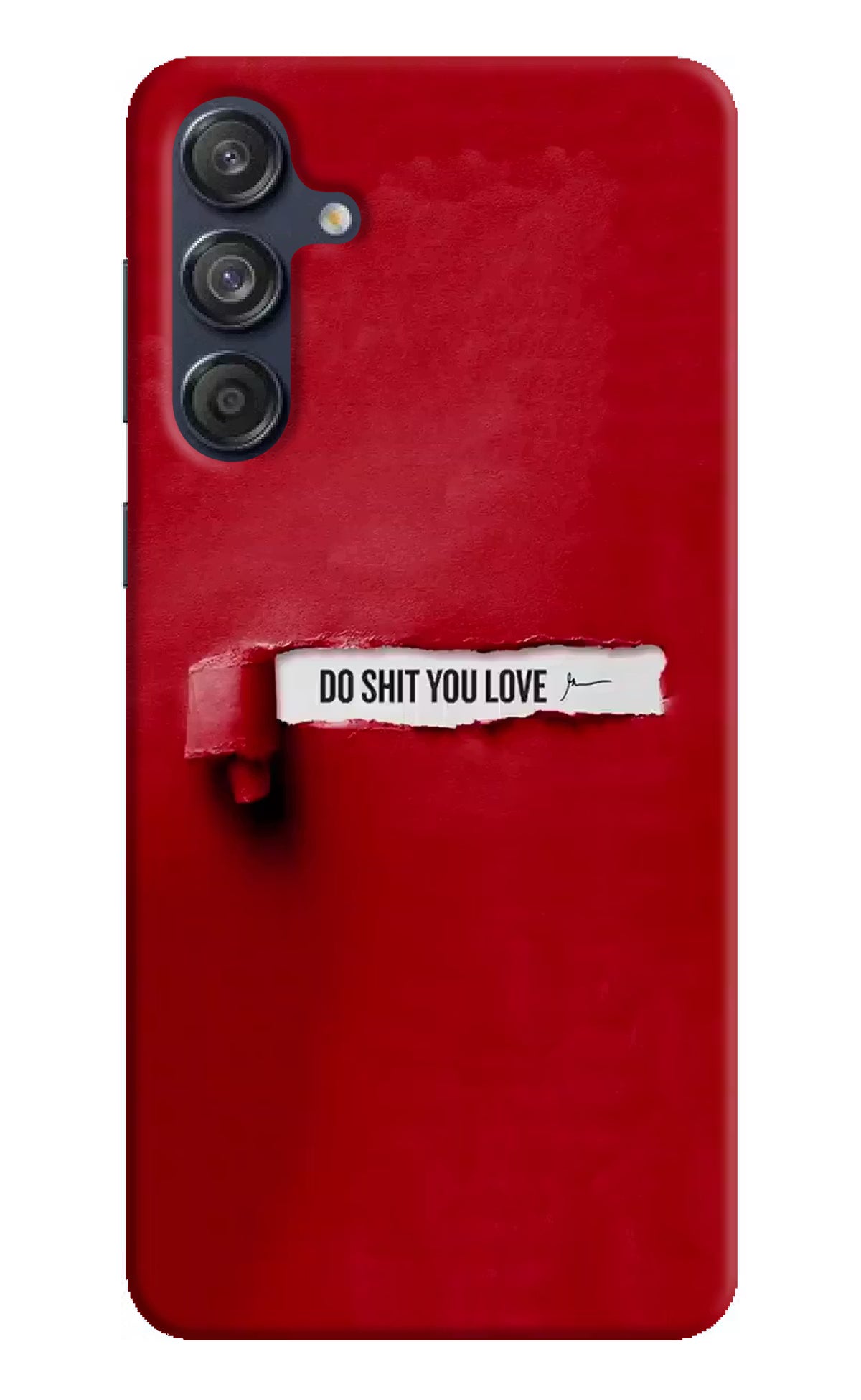Do Shit You Love Samsung M55 5G Hard Case Back Cover by Casekaro