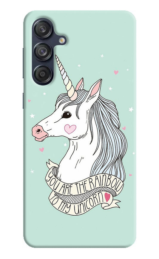 Unicorn Wallpaper Samsung M55 5G Back Cover