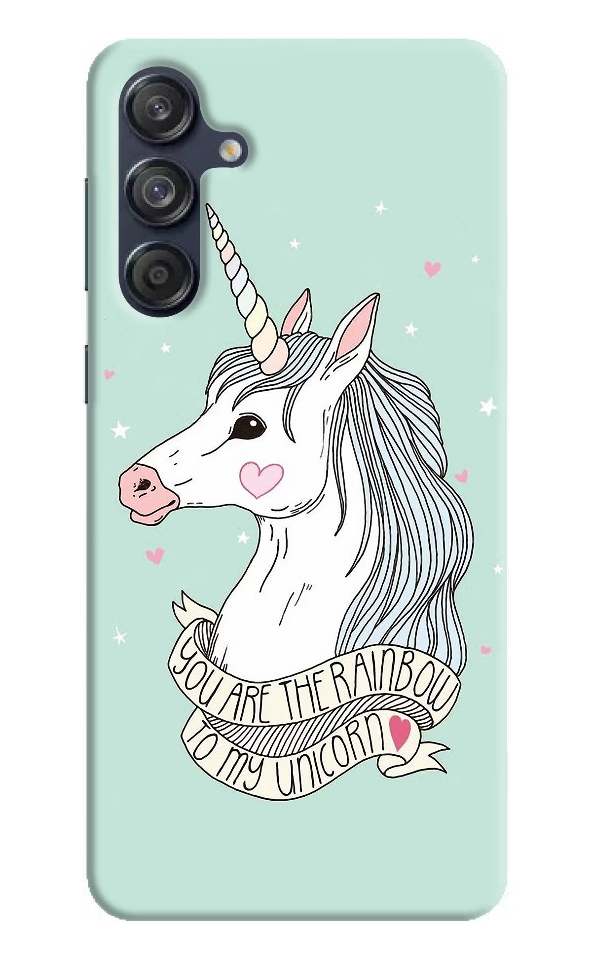 Unicorn Wallpaper Samsung M55 5G Hard Case Back Cover by Casekaro