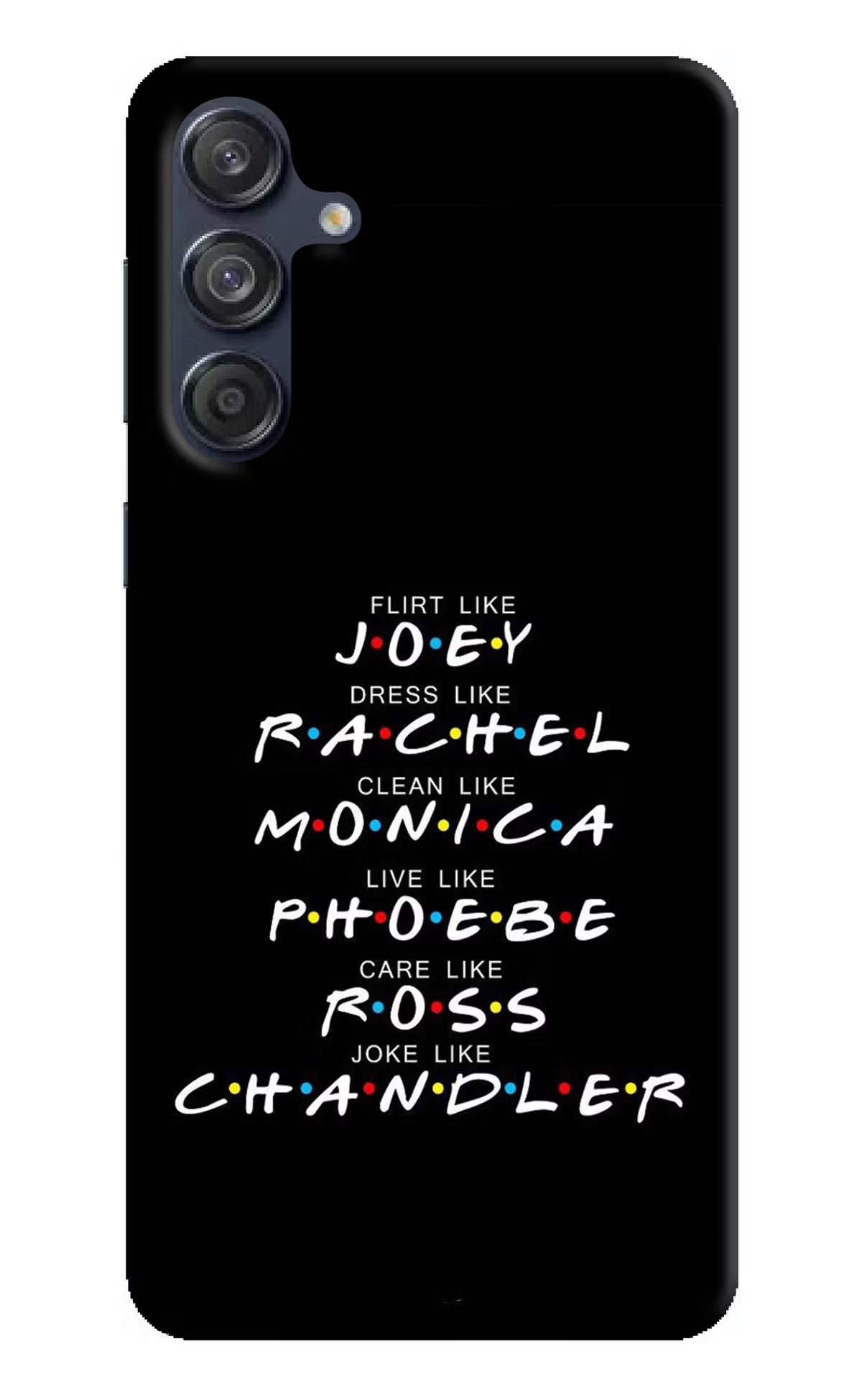 FRIENDS Character Samsung M55 5G Hard Case Back Cover by Casekaro