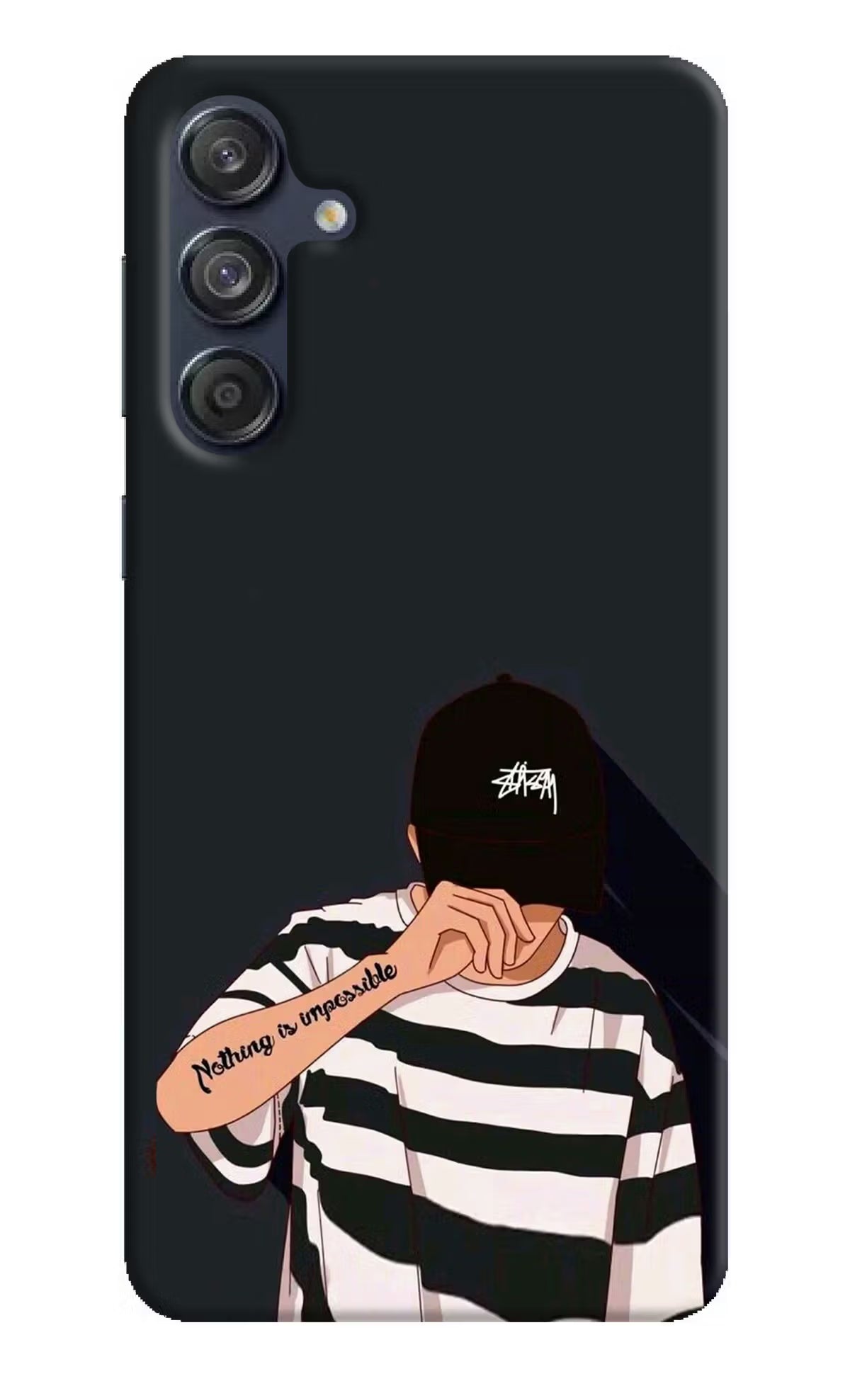 Aesthetic Boy Samsung M55 5G Hard Case Back Cover by Casekaro