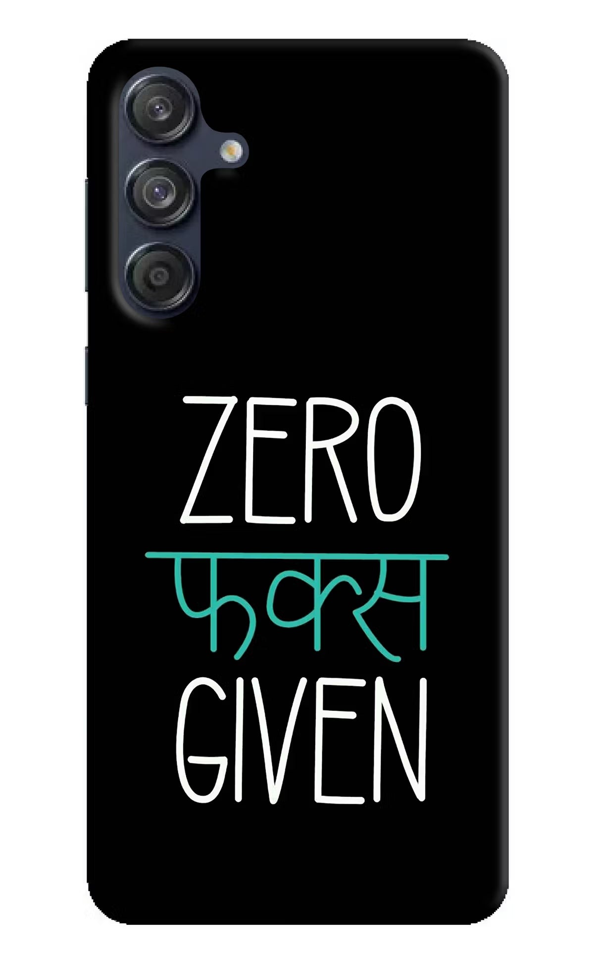 Zero Fucks Given Samsung M55 5G Hard Case Back Cover by Casekaro