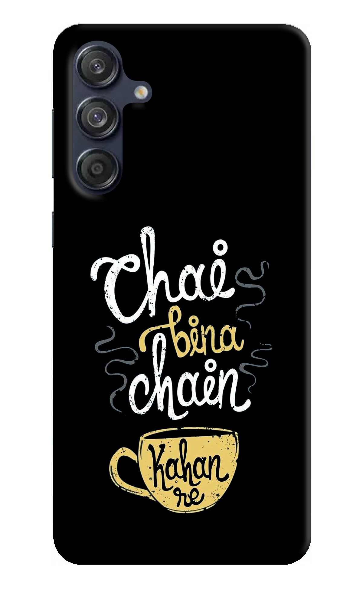 Chai Bina Chain Kaha Re Samsung M55 5G Back Cover