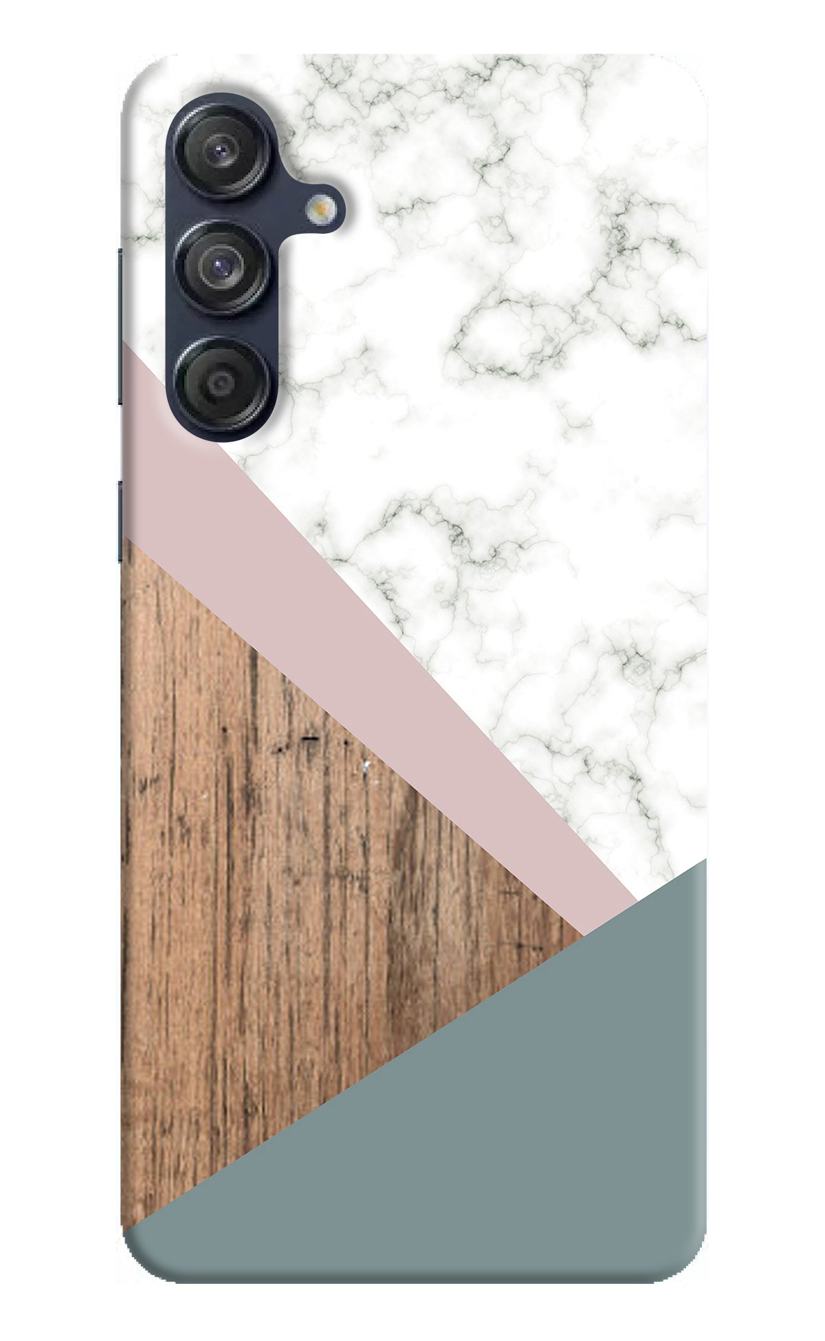 Marble wood Abstract Samsung M55 5G Back Cover