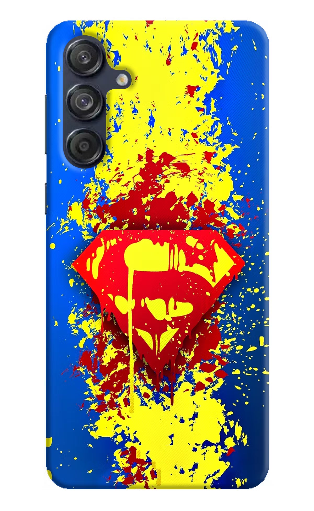 Superman logo Samsung M55 5G Hard Case Back Cover by Casekaro