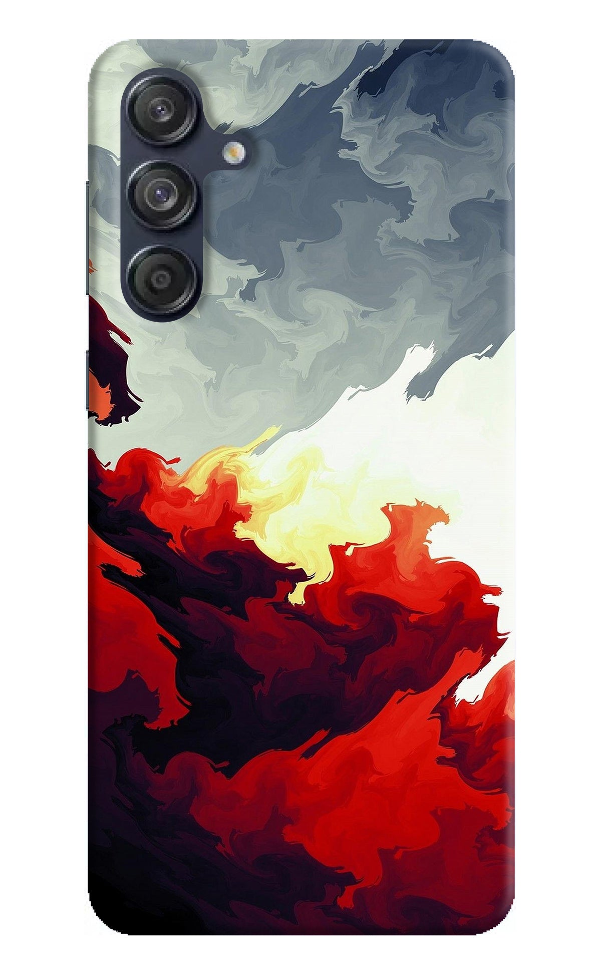 Fire Cloud Samsung M55 5G Back Cover