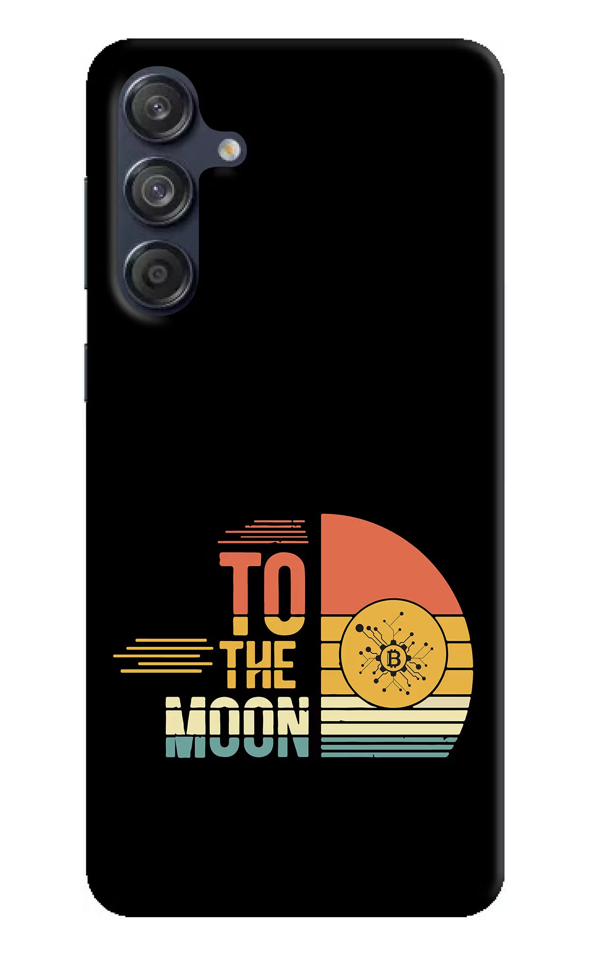 To the Moon Samsung M55 5G Hard Case Back Cover by Casekaro