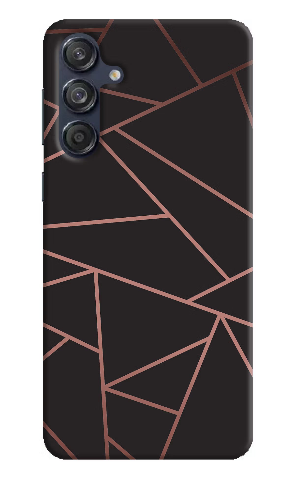 Geometric Pattern Samsung M55 5G Hard Case Back Cover by Casekaro